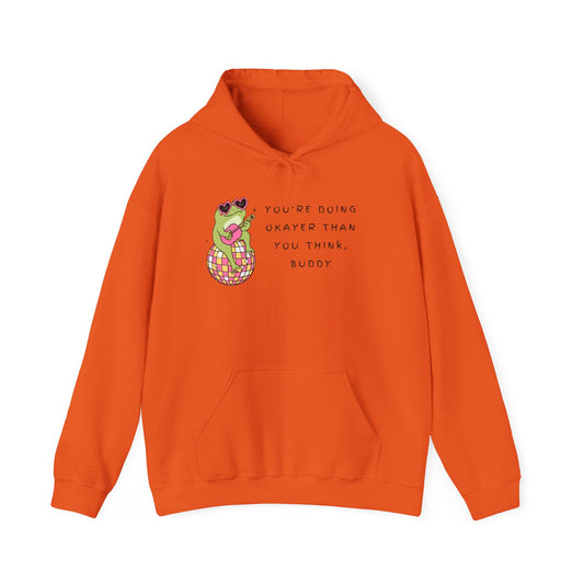 Reassuring Frog Hoodie