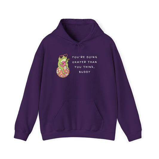 Reassuring Frog Hoodie